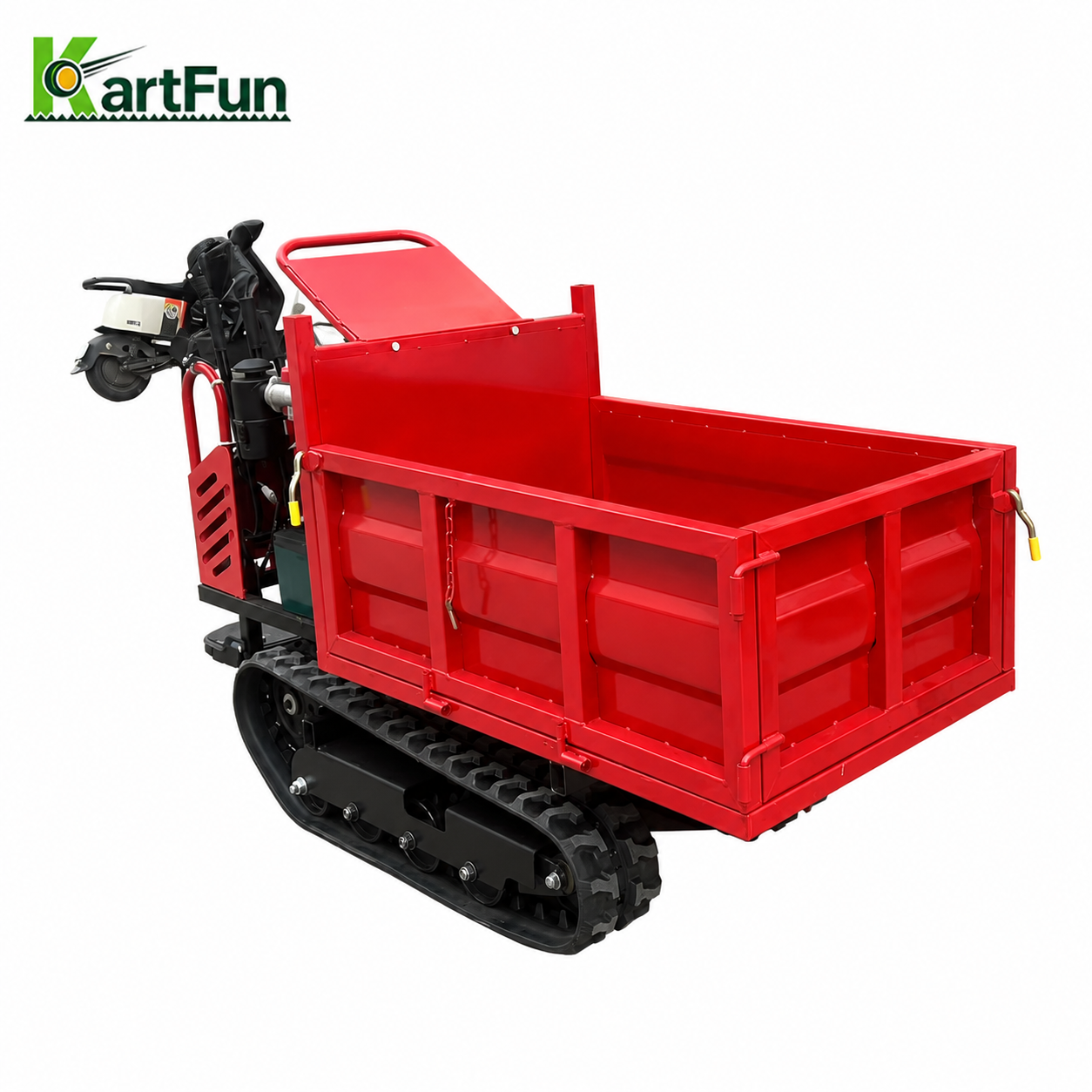Kartfun Mini Dumper 750KG compact crawler dumper for EU landscaping and farm work