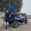 Water Well Drill Diesel dual-hydraulic well drilling machine with motorcycle version